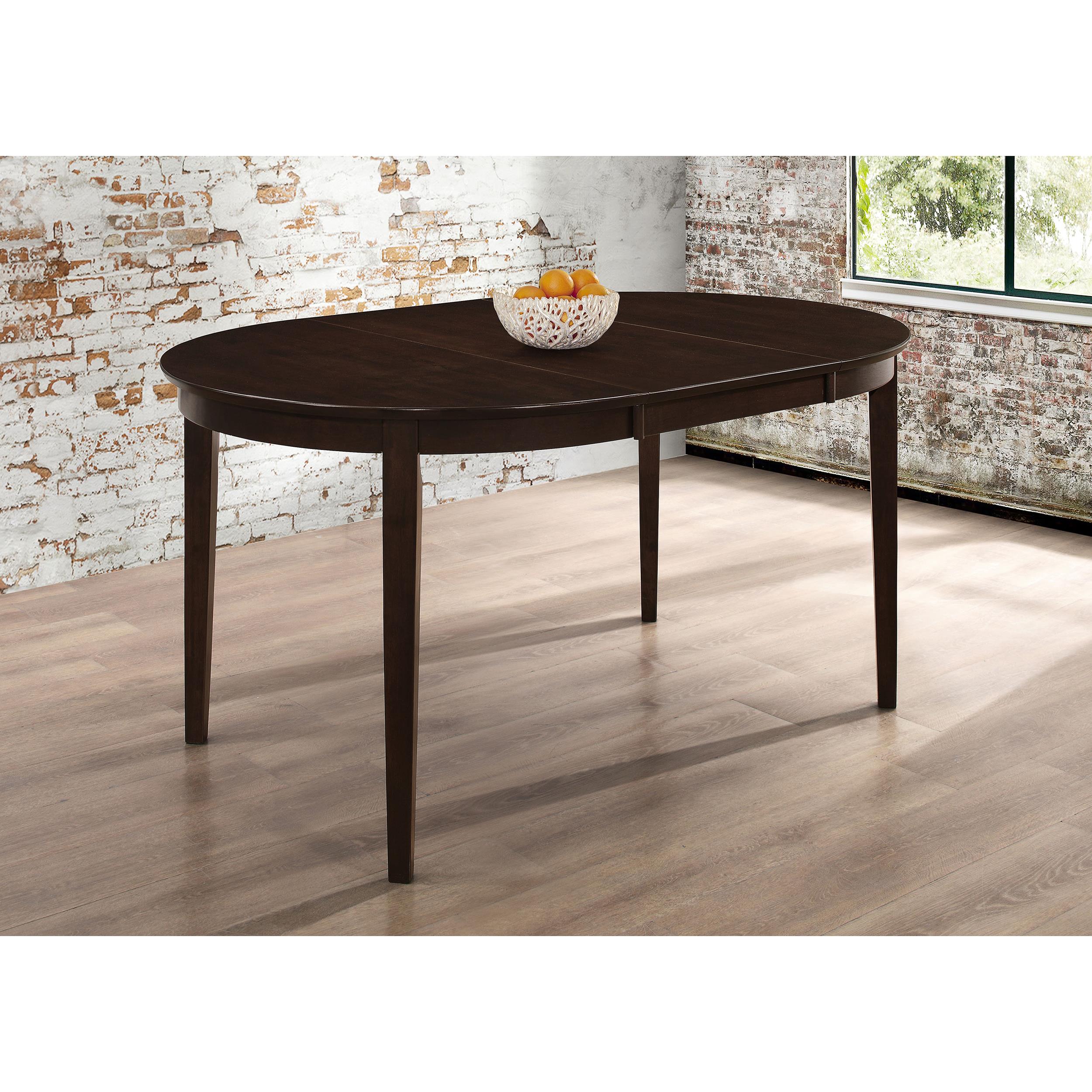 Diamond Modern Furniture COA Oval Gabriel Dining Table 100770 IMAGE 4