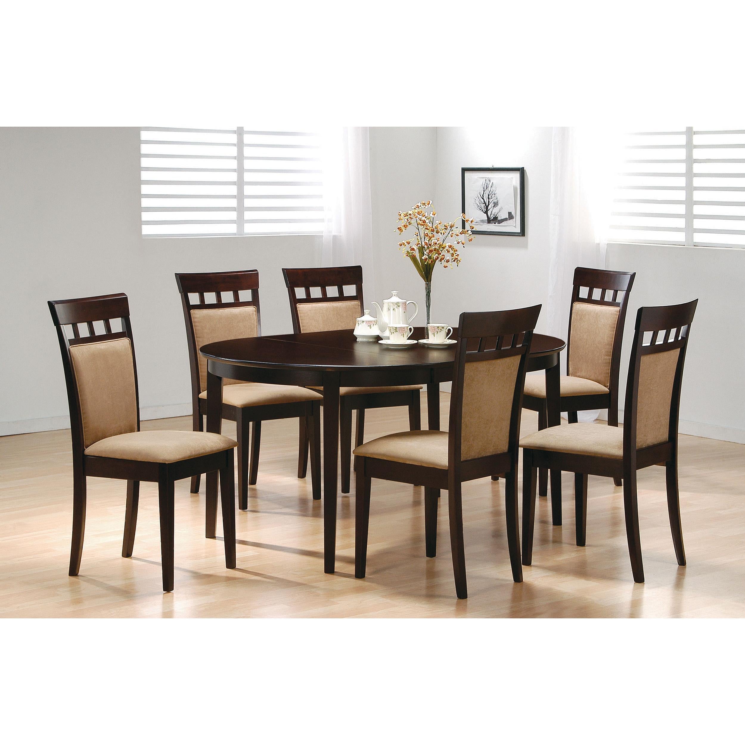 Diamond Modern Furniture COA Oval Gabriel Dining Table 100770 IMAGE 6