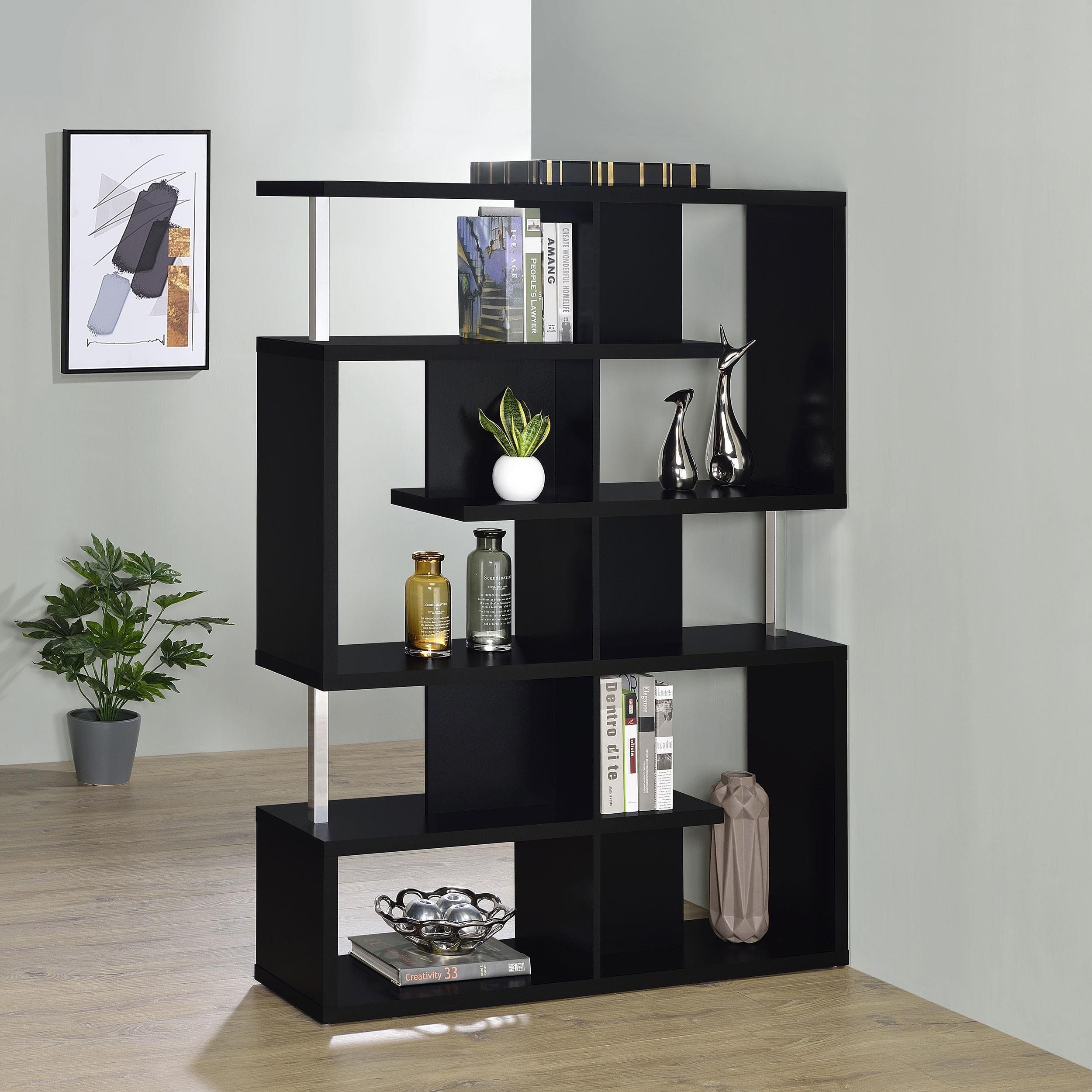 Diamond Modern Furniture COA Home Decor Bookshelves 800309 IMAGE 9
