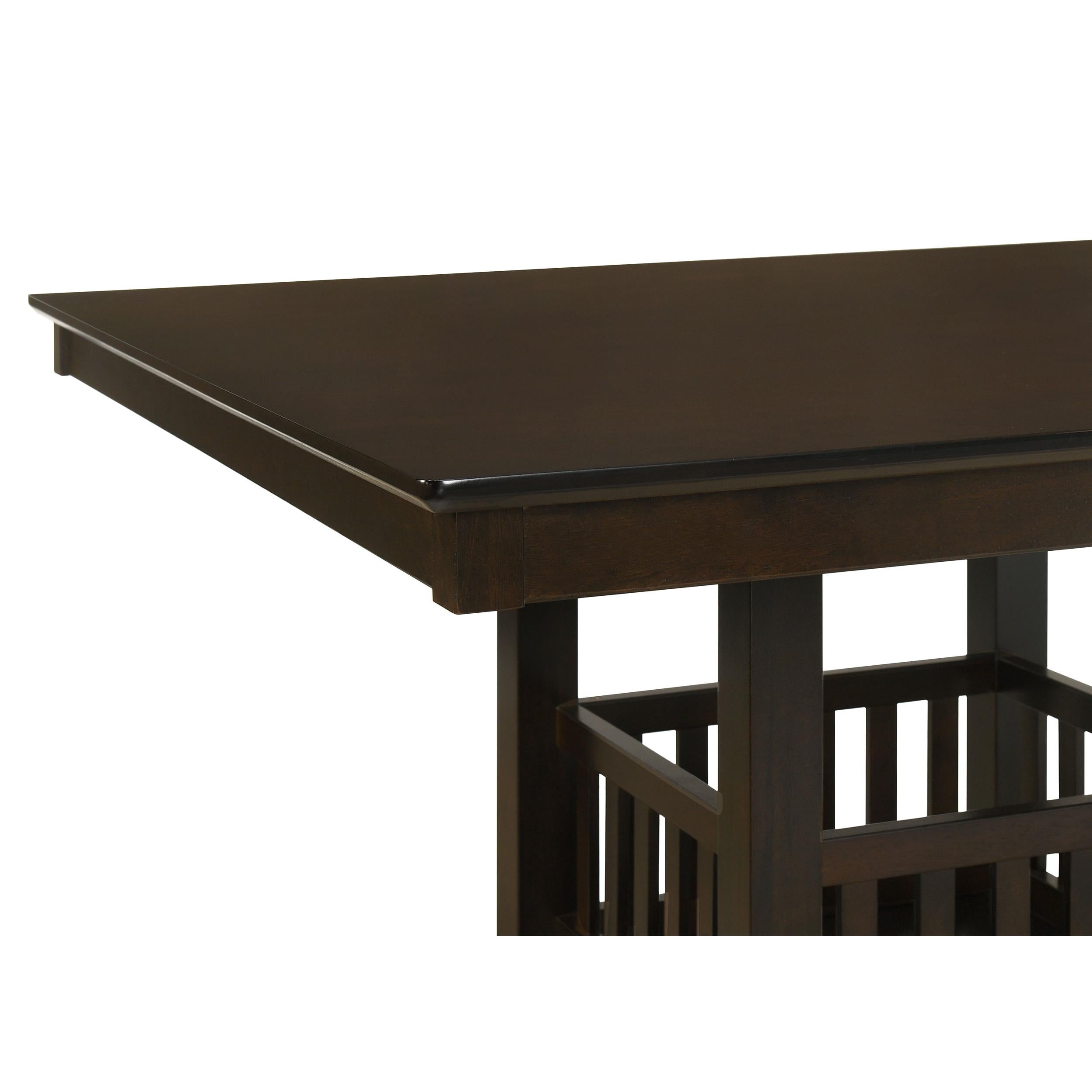Diamond Modern Furniture COA Square Jaden Counter Height Dining Table with Pedestal Base 100958 IMAGE 9