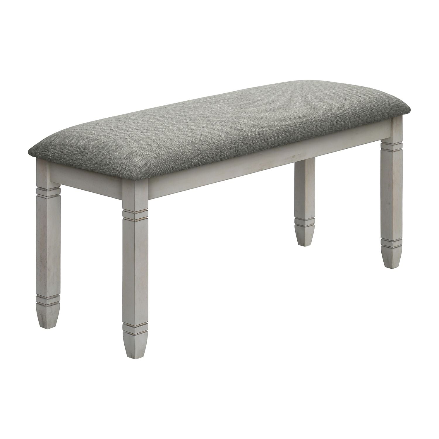 Upholstered Bench With Solid Legs