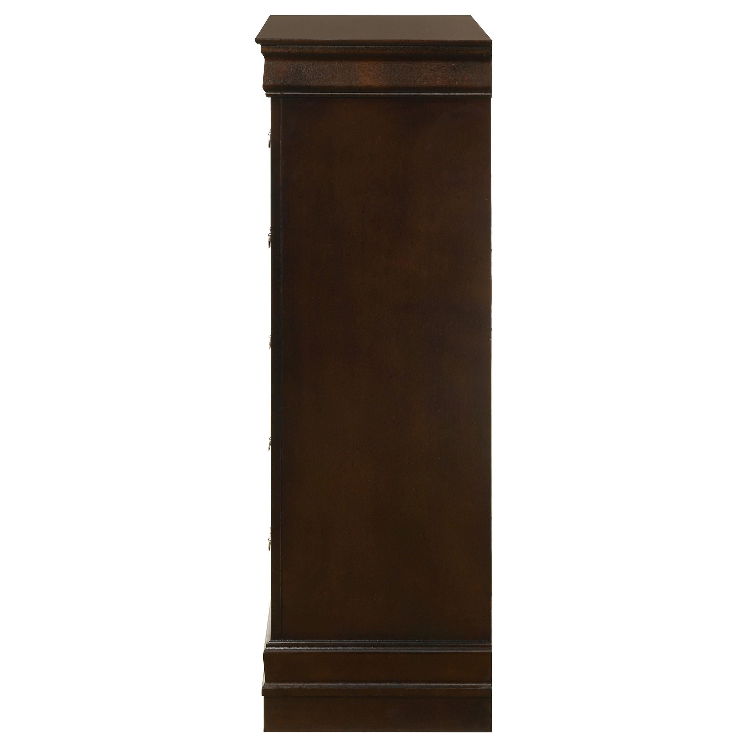 Diamond Modern Furniture COA Louis Philippe 5-Drawer Chest 202415 IMAGE 4