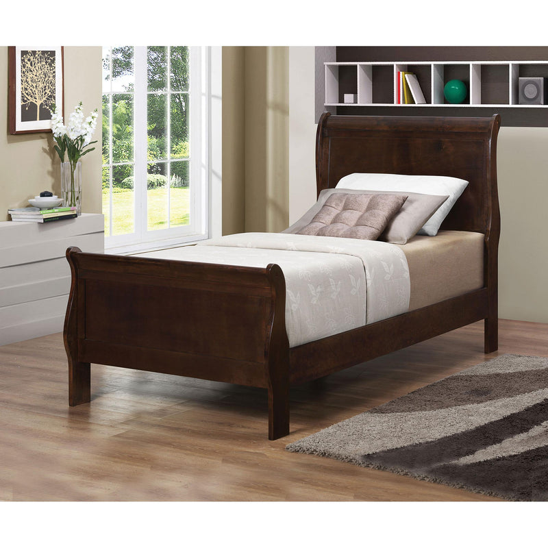 Coaster Furniture Louis Philippe Twin Sleigh Bed 202411T IMAGE 2