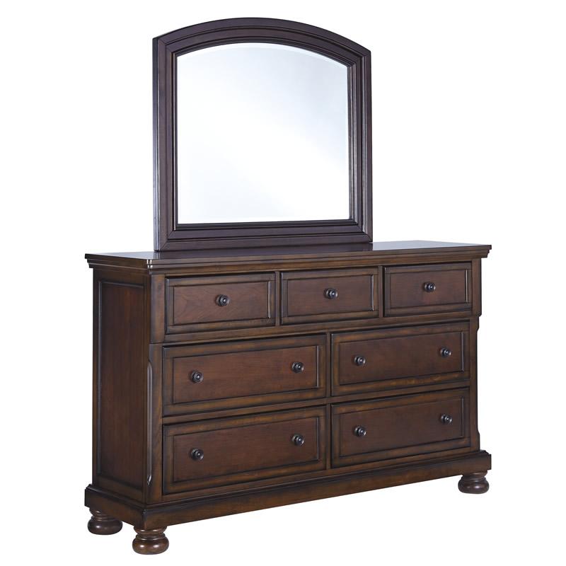 Diamond Modern Furniture Ashley Porter 7-Drawer Dresser with Mirror B6