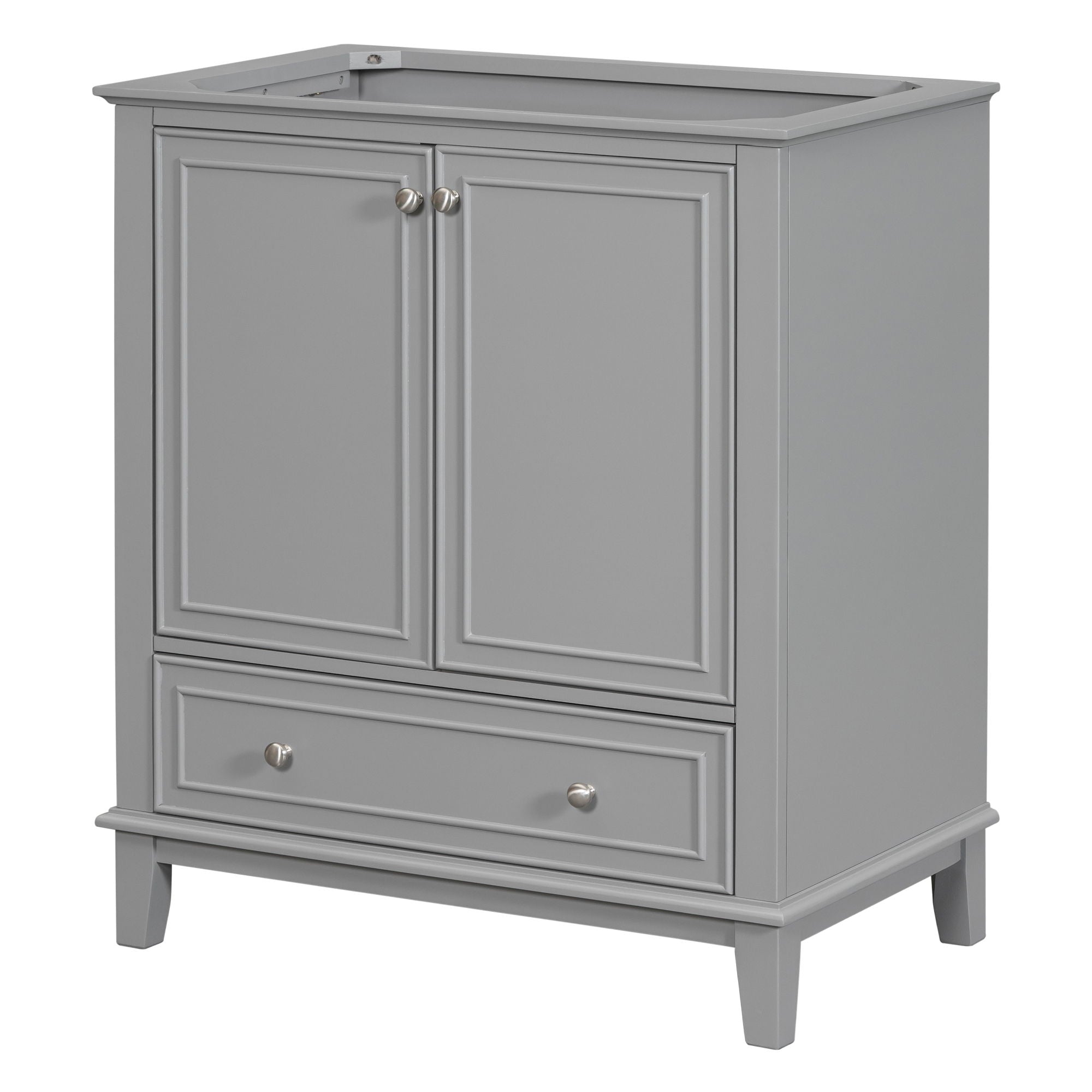 Modern Bathroom Vanity Base Only With Doors And Drawer