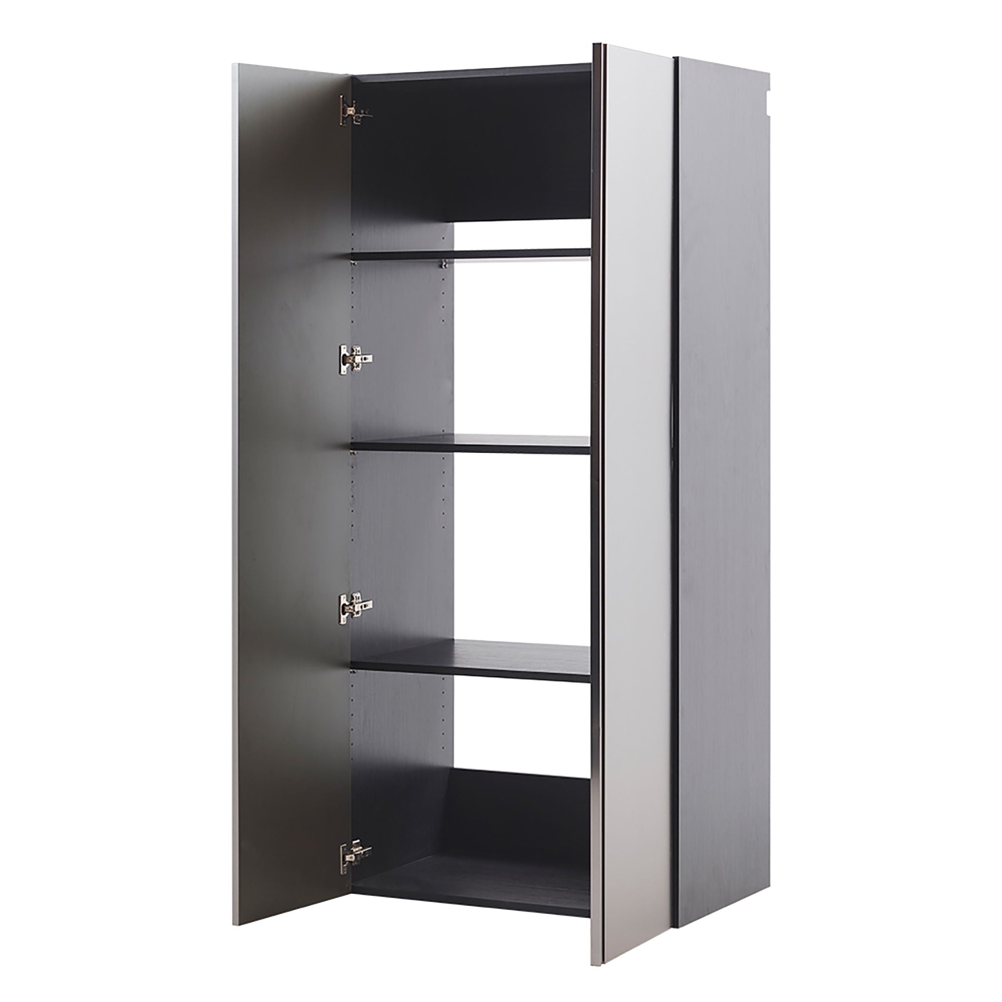 Nova Series - Wall Mounted Utility Storage Garage Cabinet - Dark Gray