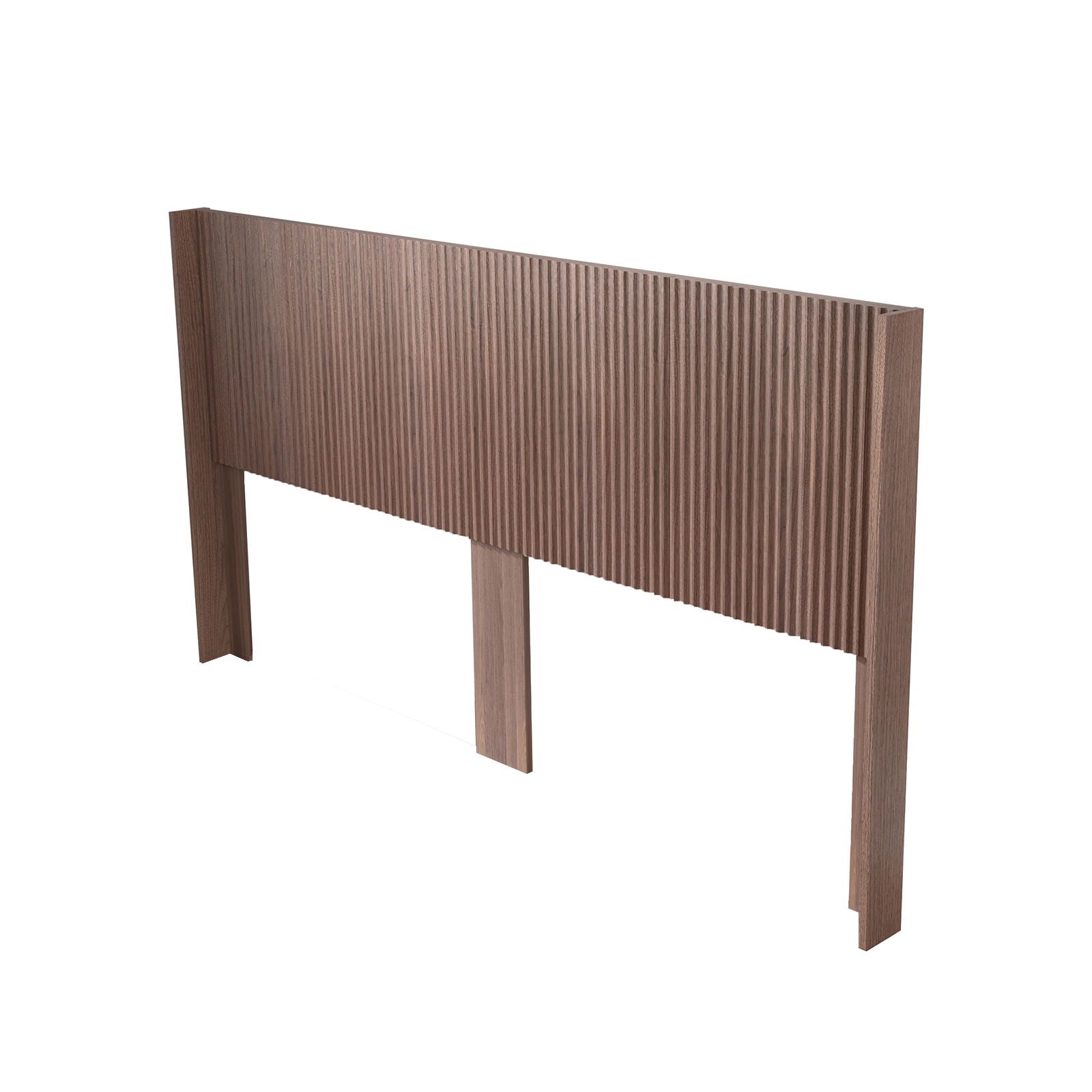 Modern Wide Wall Mounted Fluted Panel Headboard