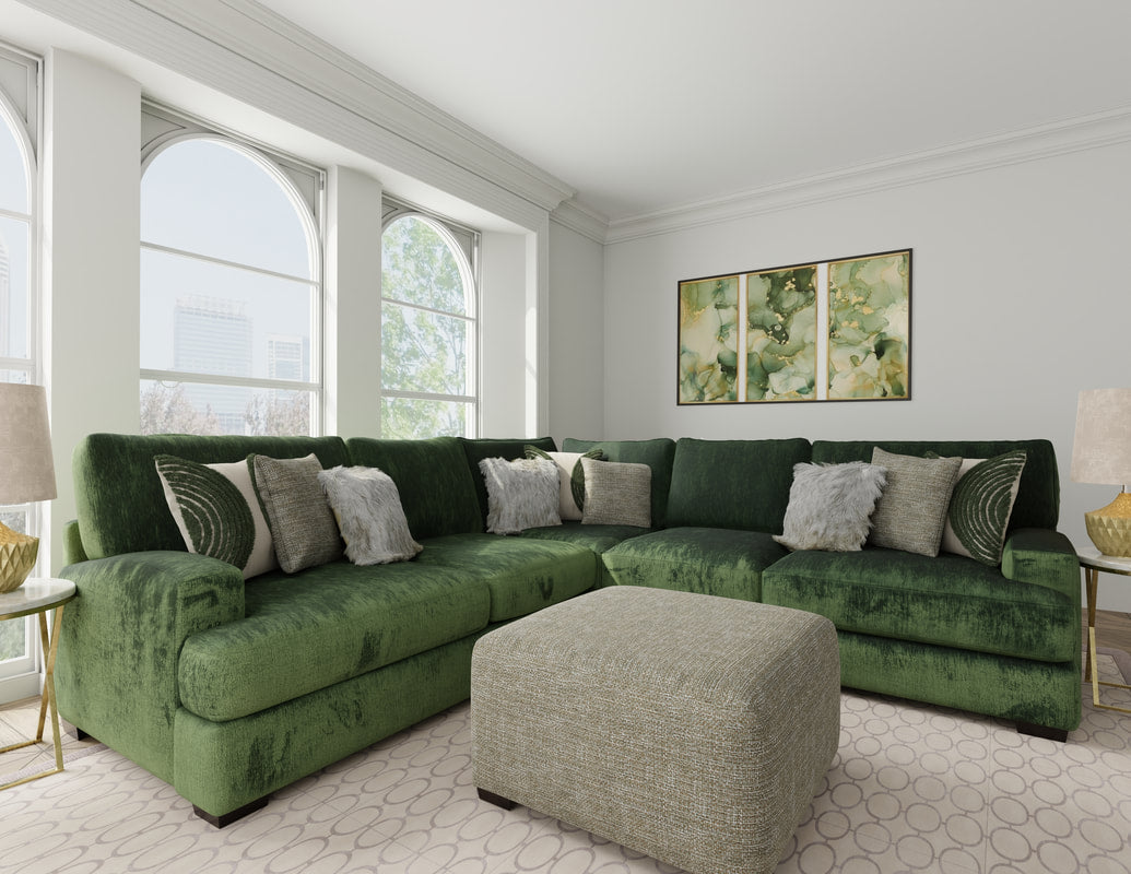Corinthian 2900 - 2PC Sectional