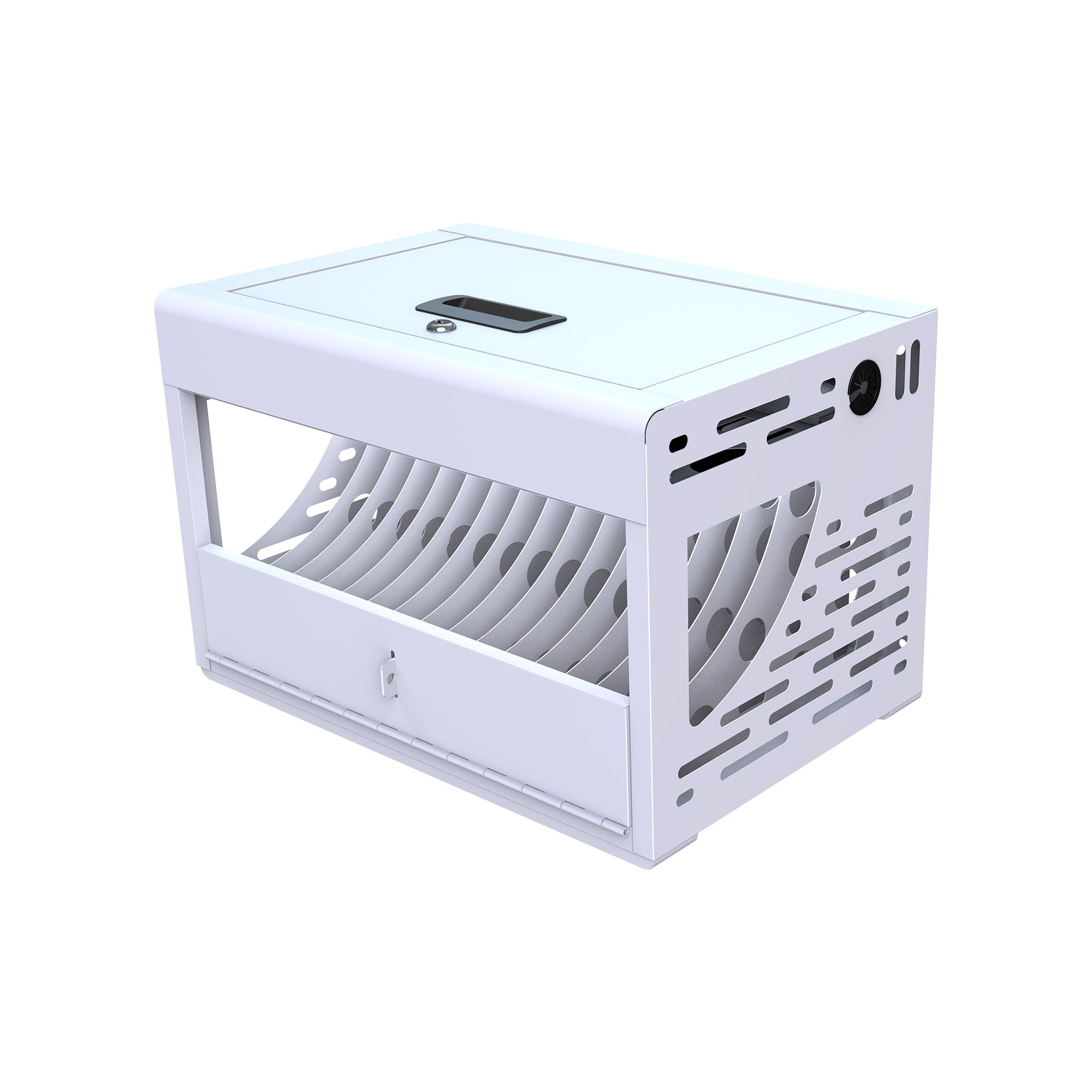 16 Bay Charging Cabinet For Laptop book, Locking Charging Station