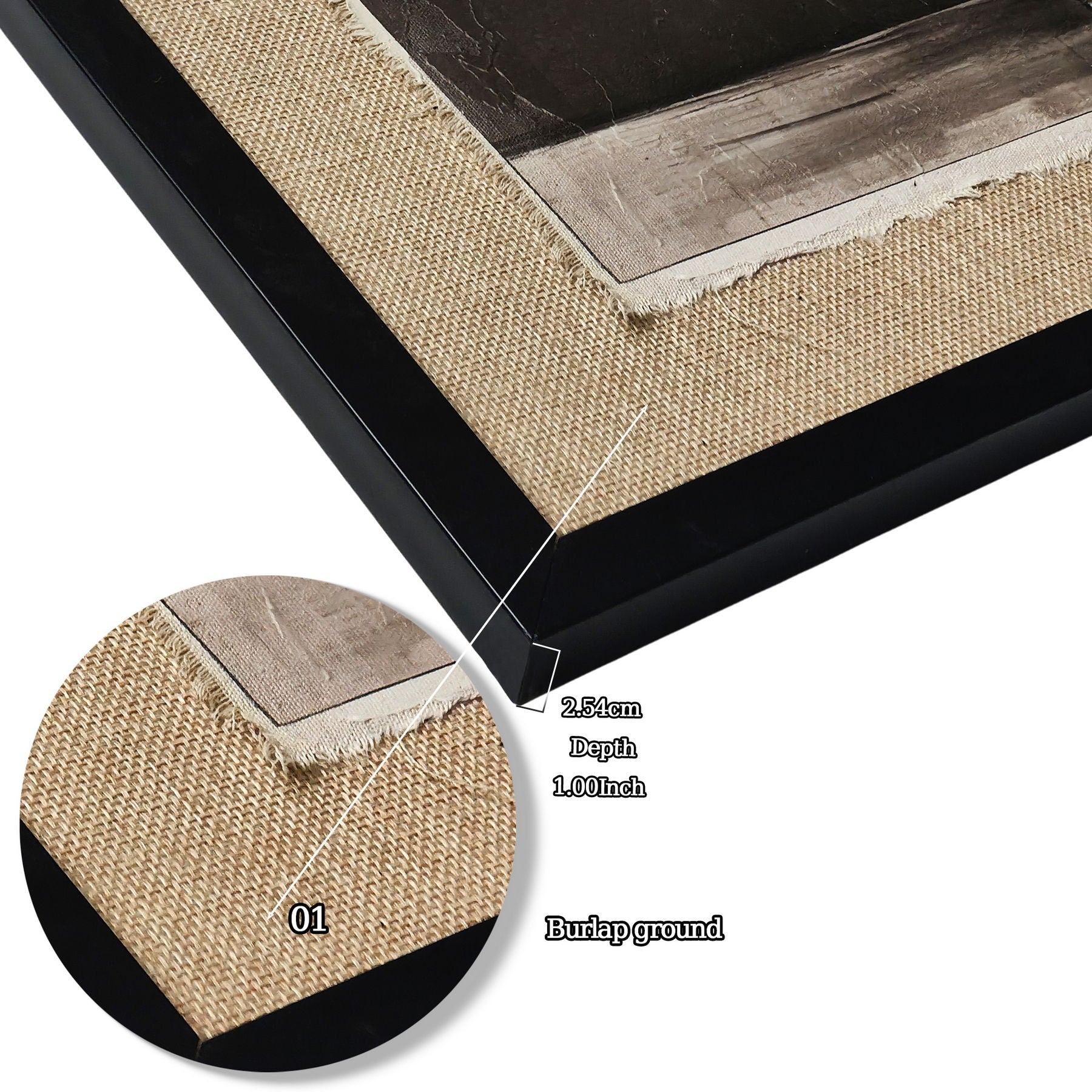 Artistic Path Abstract Flower Bouquet Wall Art - Ancient White