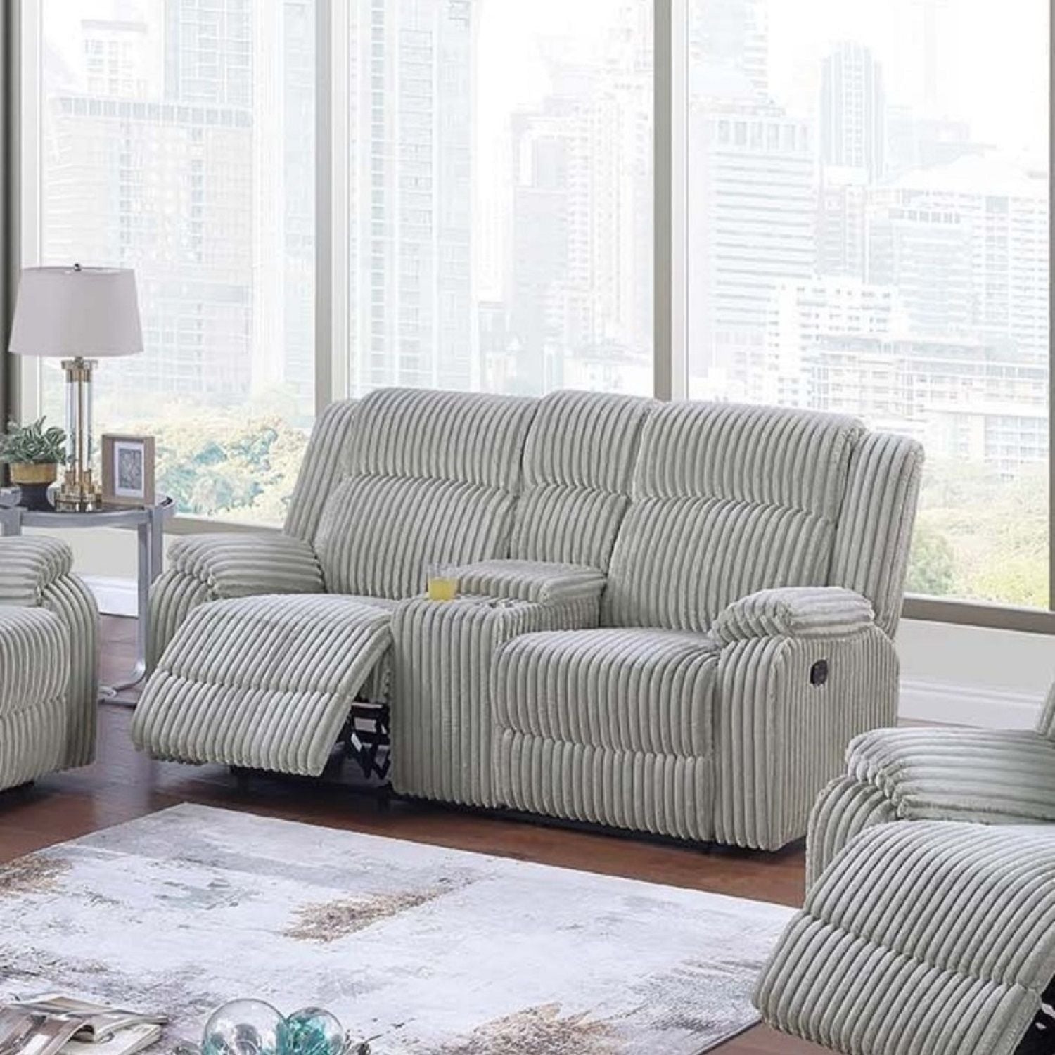 Motion Loveseat With Console