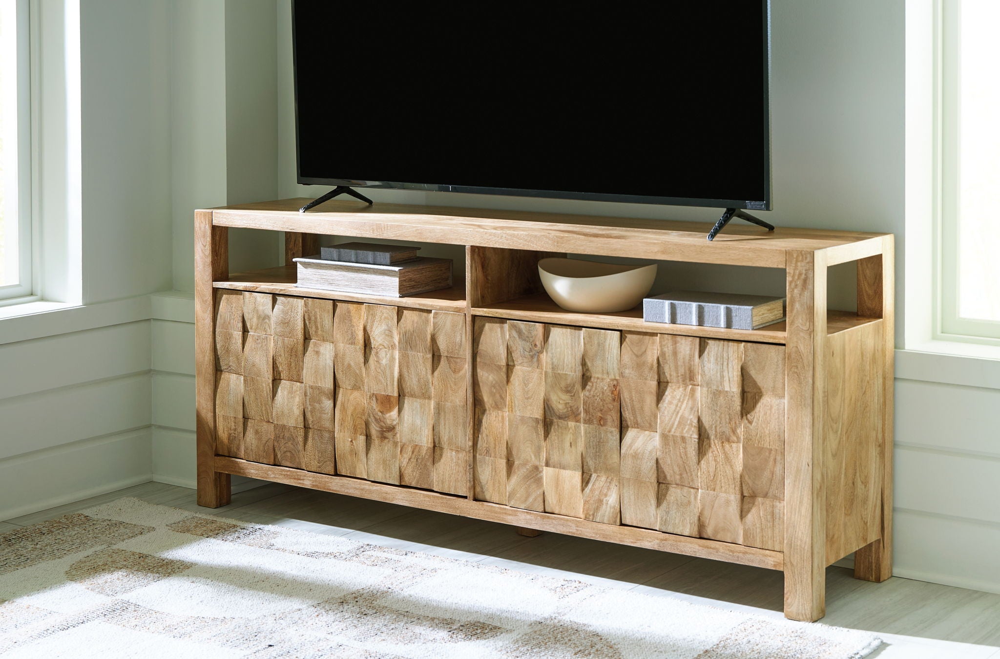 Hudwick - Accent Cabinet - Natural Brown