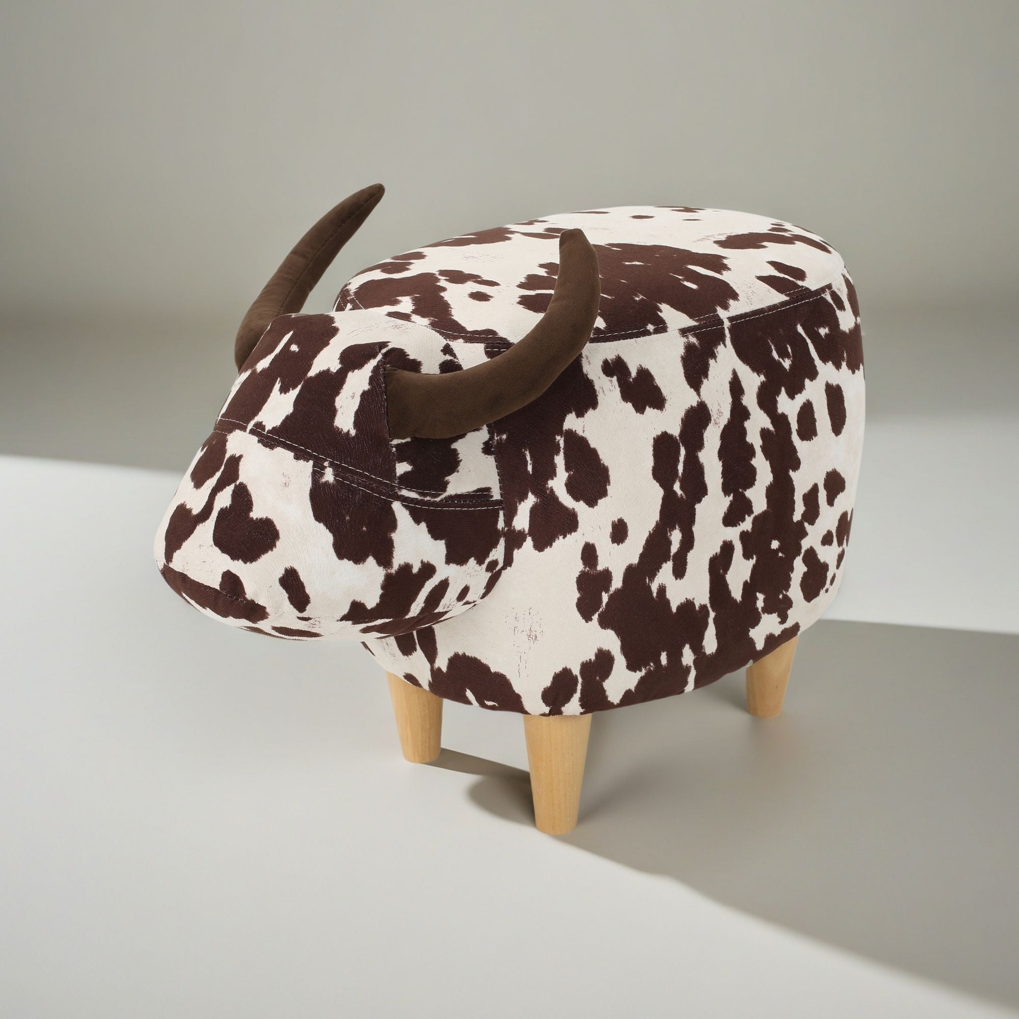 Cow Shaped Ottoman Footstool