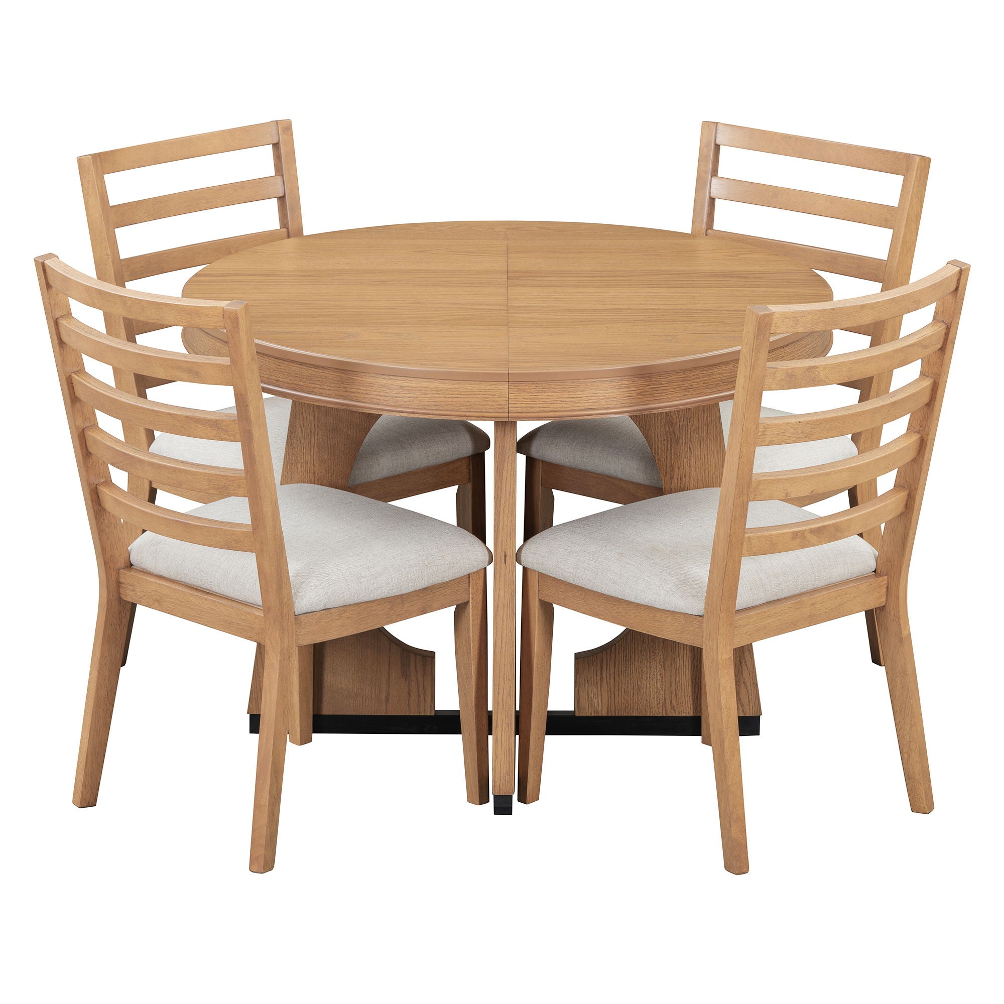 Round Dining Table Set For 4 With Chairs
