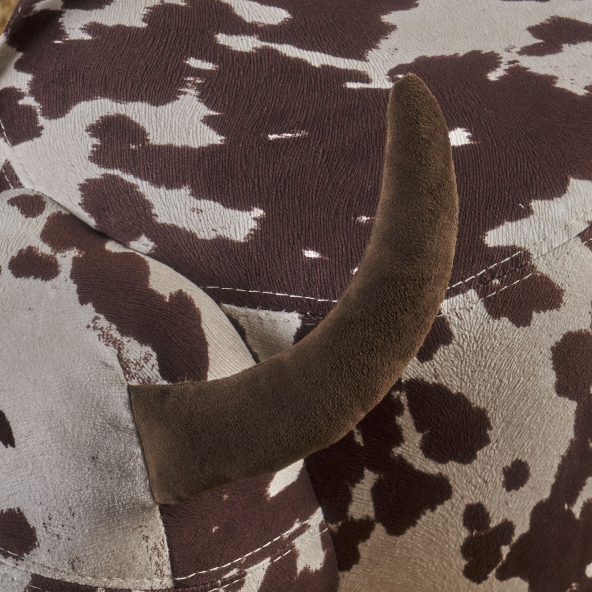 Cow Shaped Ottoman Footstool