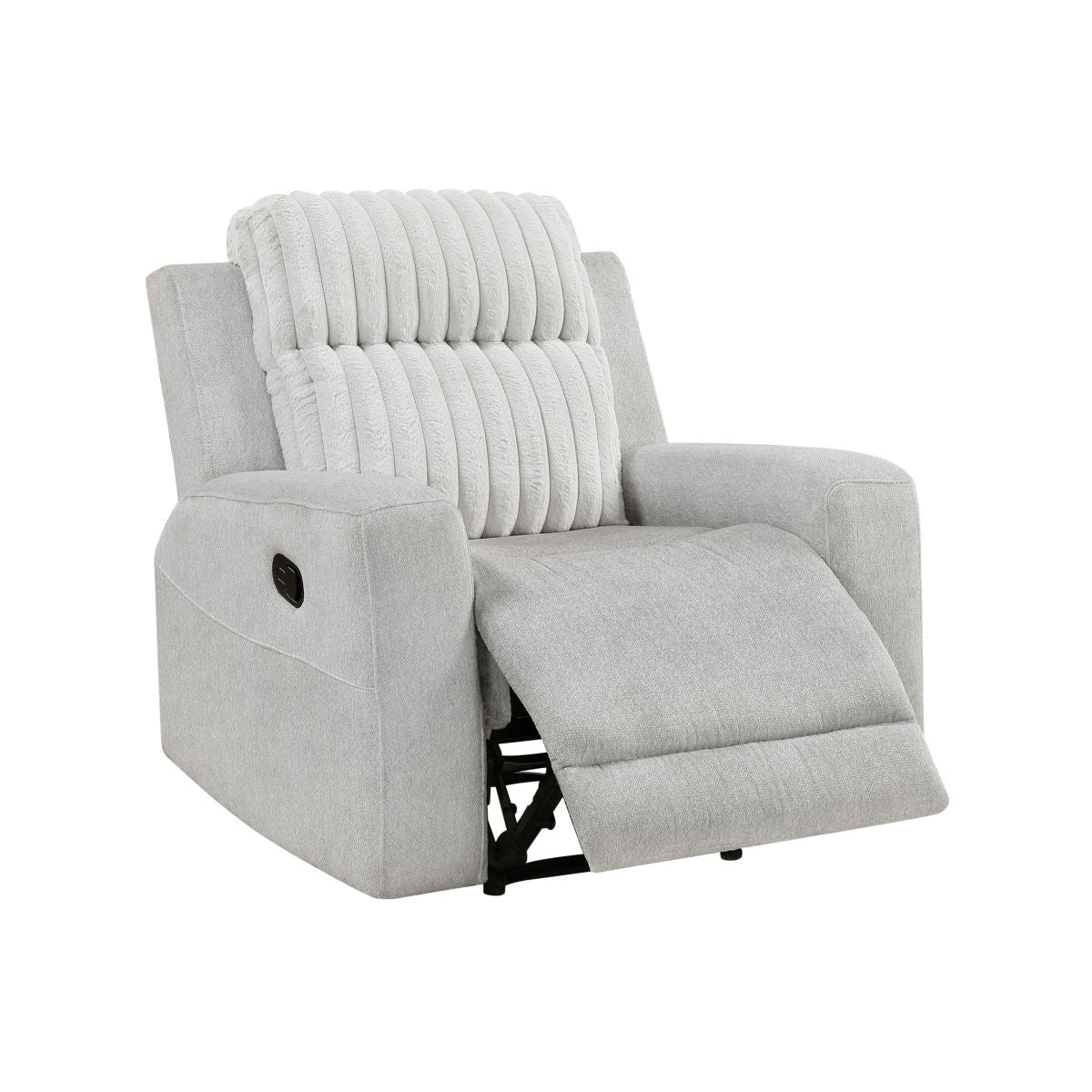 Benton - Reclining Chair - Light Gray