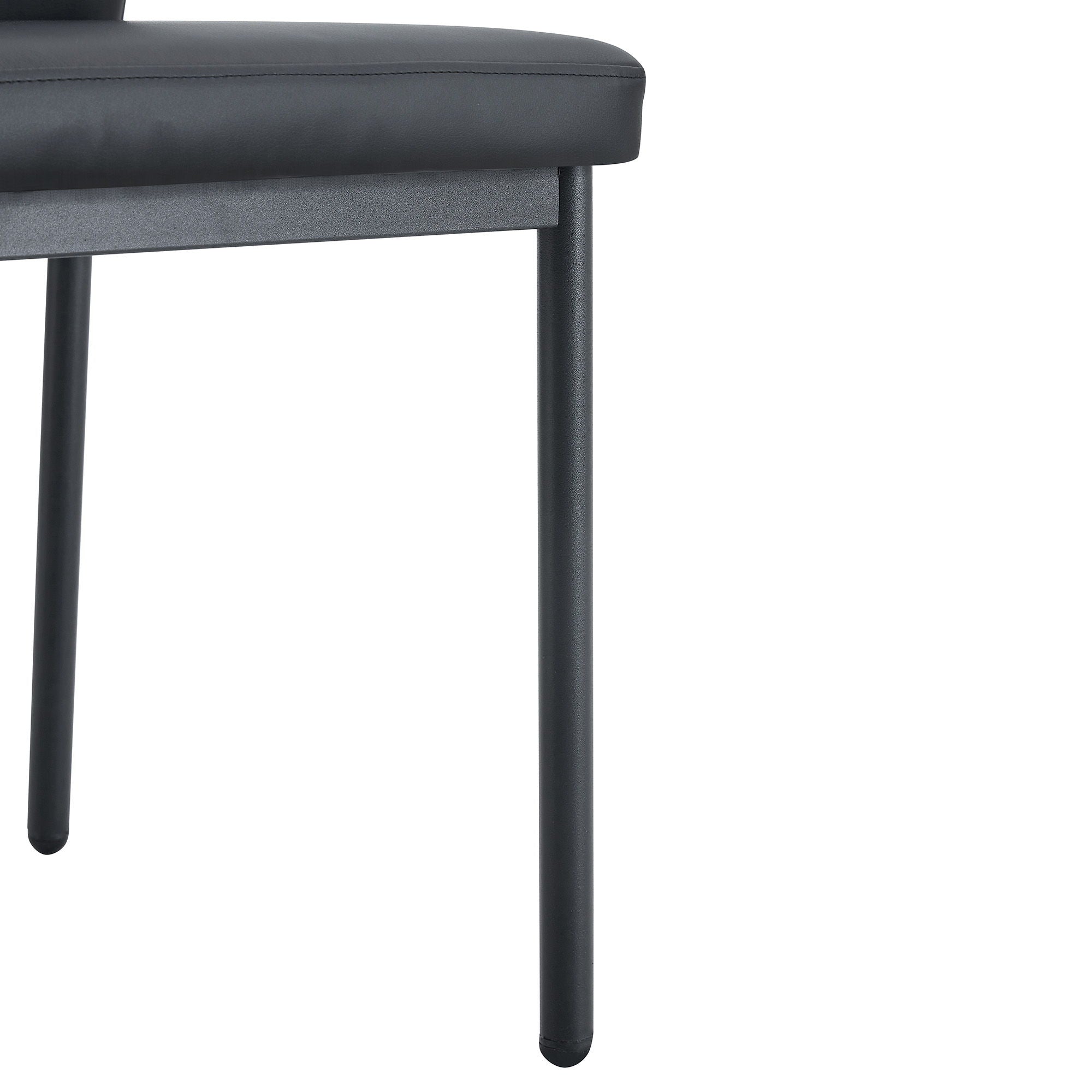 Ergonomic Simple Chair With Metal Leg