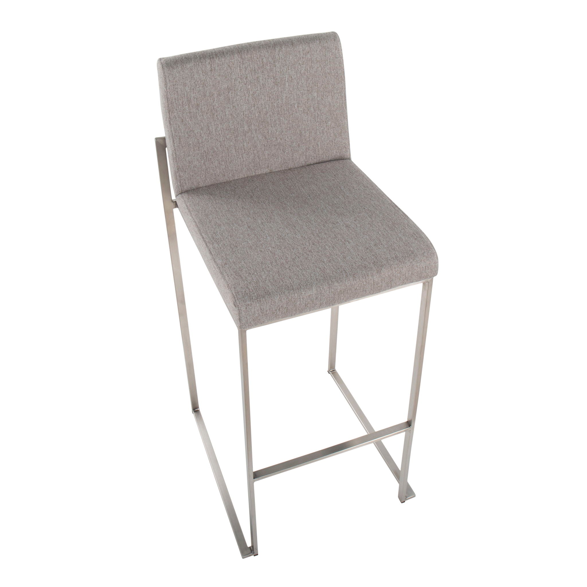Fuji - Contemporary And Modern Elegance High Back Barstool