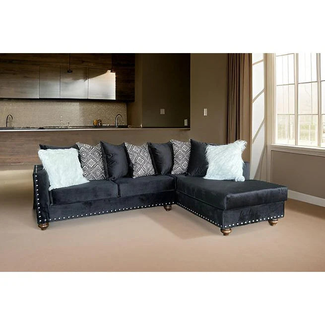 S315 Black Sectional