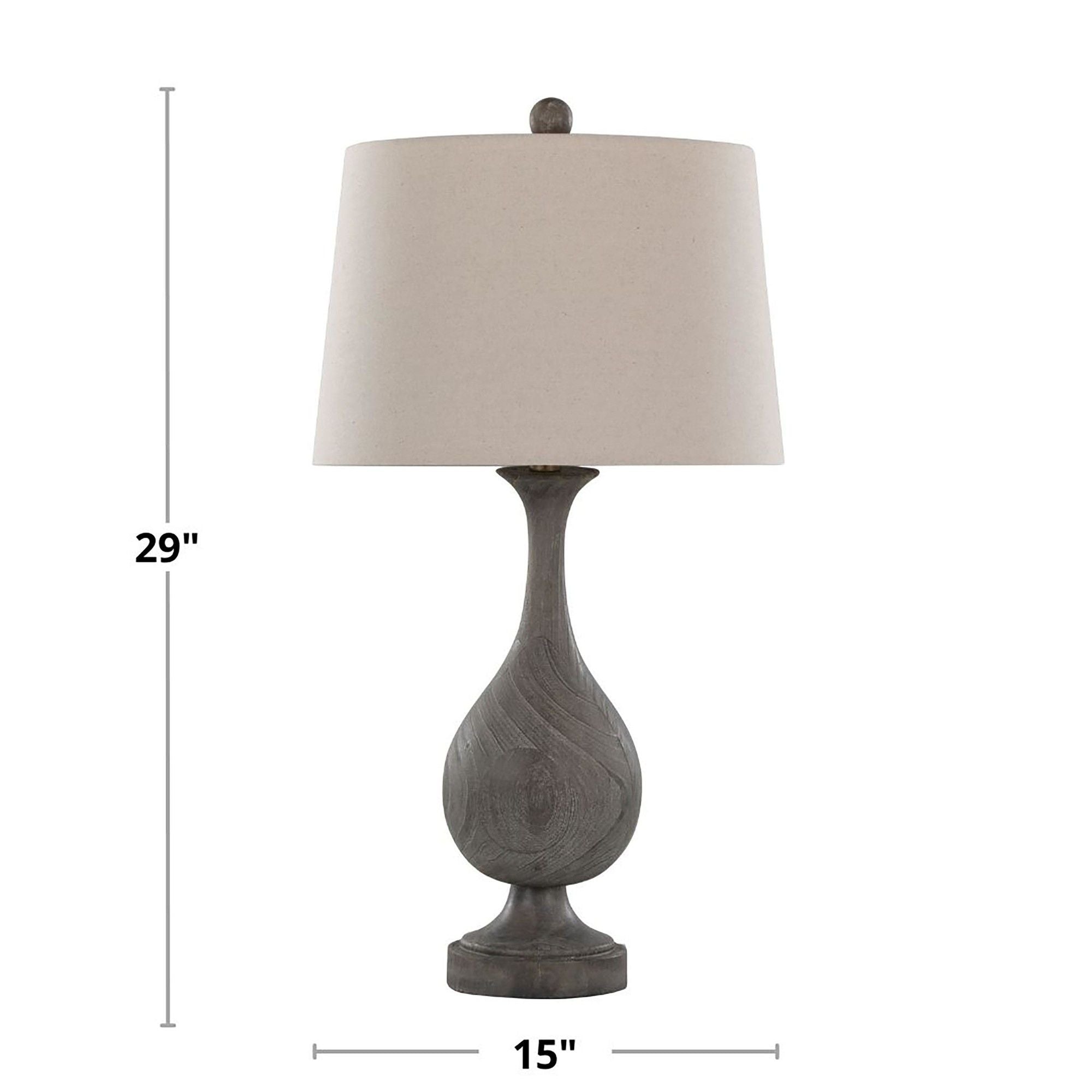 Cipolla - Poly Farmhouse Table Lamp (Set of 2)