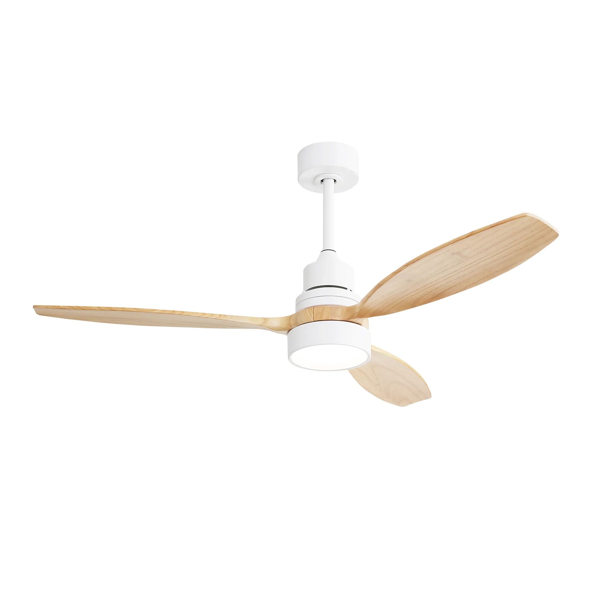 Indoor Ceiling Fan With Dimmable LED Light, 6 Speed Remote ControlLED DC Motor, Reversible Blades