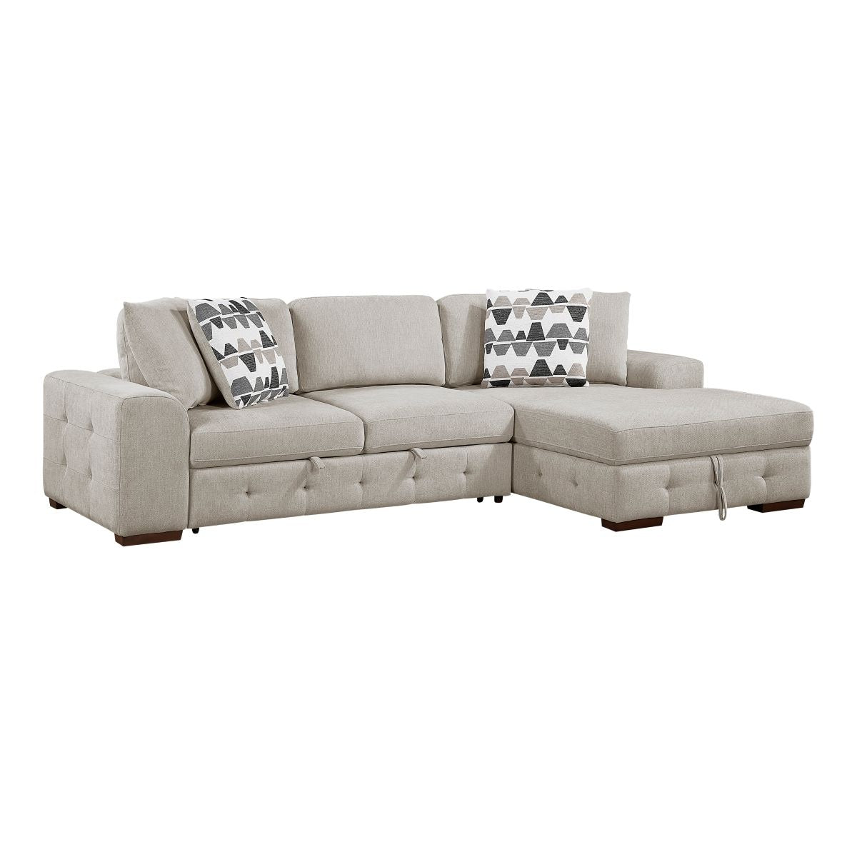 Raife - Sectional With Ottoman