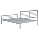 Cooper Metal  Open Frame Bed Silver