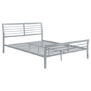 Cooper Metal  Open Frame Bed Silver
