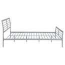 Cooper Metal  Open Frame Bed Silver