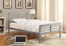 Cooper Metal  Open Frame Bed Silver