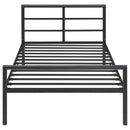 Fisher Metal  Open Frame Bed Gunmetal