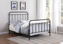 Livingston Metal California King Open Frame Bed Dark Bronze