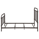 Livingston Metal California King Open Frame Bed Dark Bronze