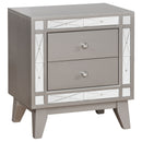 Camille  California King Bedroom Set Metallic Mercury