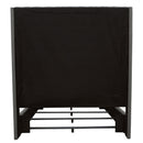 Camille Upholstered California King Panel Bed Grey