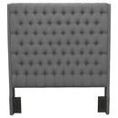 Camille Upholstered California King Panel Headboard Grey
