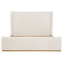 Nala Upholstered  Sleigh Bed Cream