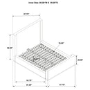 Nala Upholstered  Sleigh Bed Cream