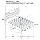 Soledad Upholstered  Storage Bed Light Grey