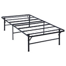 Mabel Metal California King Support Platform Bed Black