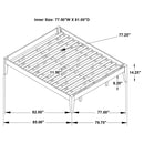 Hounslow California King Universal Platform Bed Black