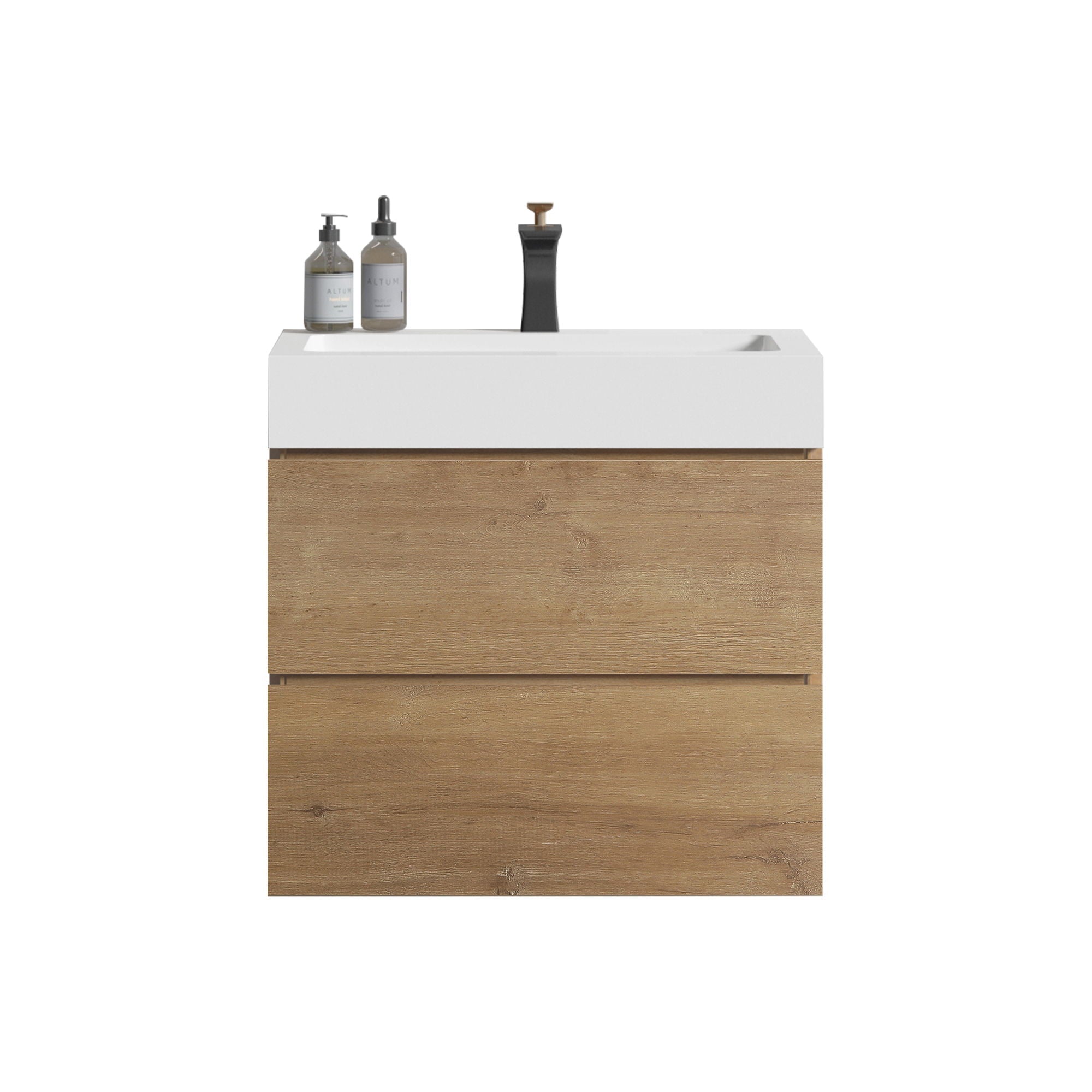 Alice - Bathroom Vanity With Sink, Large Storage, Wall Mounted, Floating