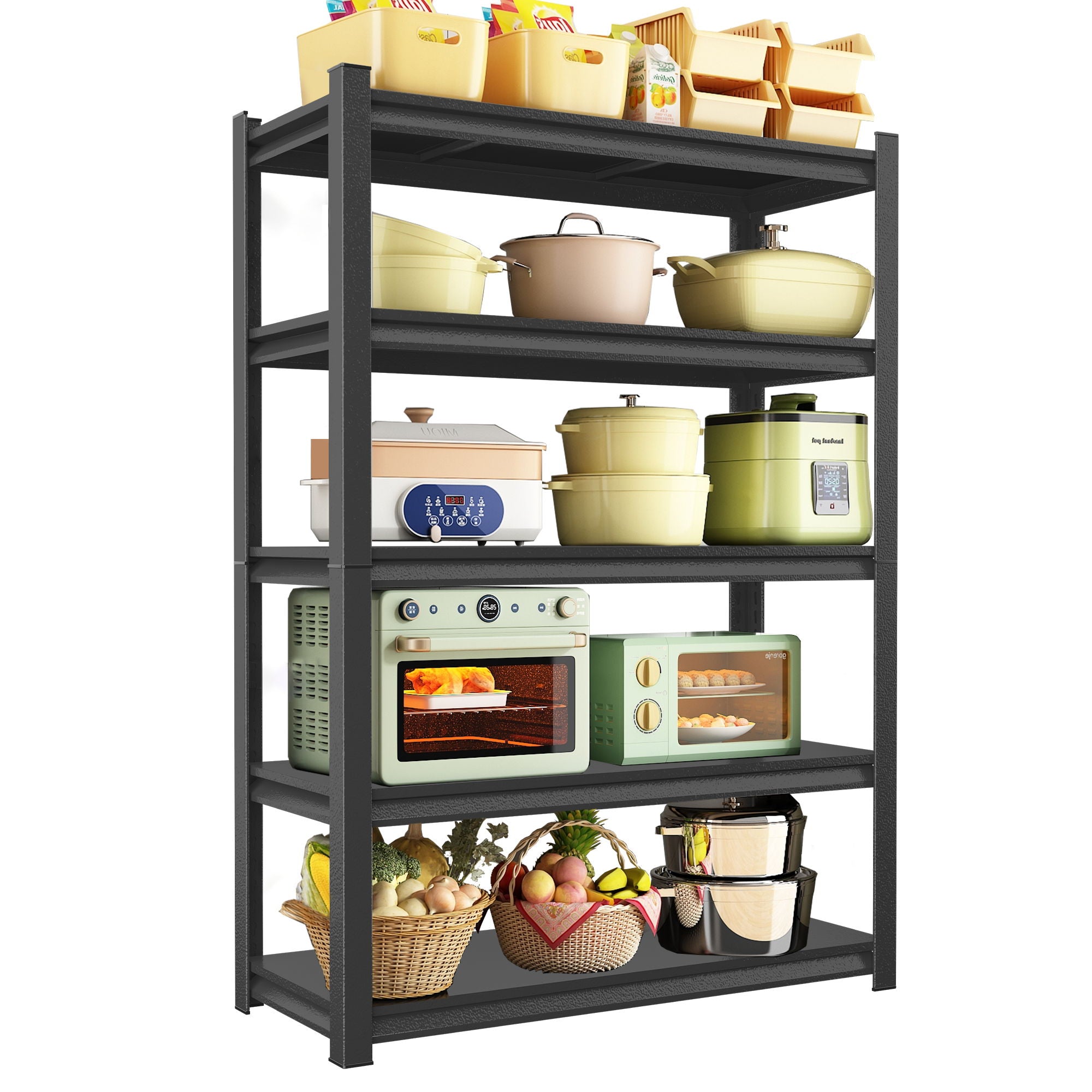 5 Tier Heavy Duty Shelving Unit Adjustable Shelving Units