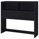 Westpark 3-piece Bedroom Set Bookcase Headboard Black