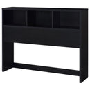 Westpark 3-piece Bedroom Set Bookcase Headboard Black