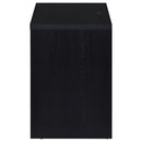 Westpark 2-drawer Nightstand LED Lights and USB Black
