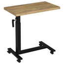 Westpark Height Adjustable Mobile Bedroom C-Table Black