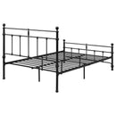 Novak 48-inch Metal  Open Frame Bed Matte Black