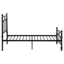 Novak 48-inch Metal  Open Frame Bed Matte Black