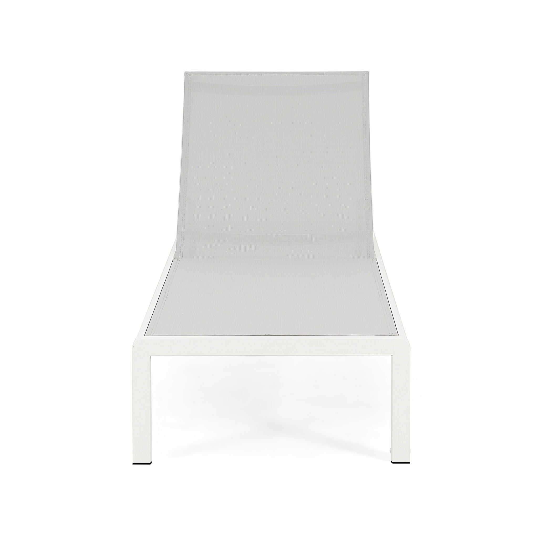 Outdoor Patio Chaise Lounge With 5 Reclining Positions